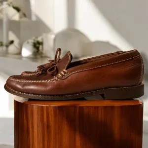 Cole Haan Tassel Loafers Womens Kriss Burnt Sienna Leather Preppy Sz 8.5 B