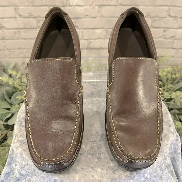 Cole Haan “Tucker” Brown Leather Venetian Sporty Casual Loafers Mens 8.5M🤎EUC