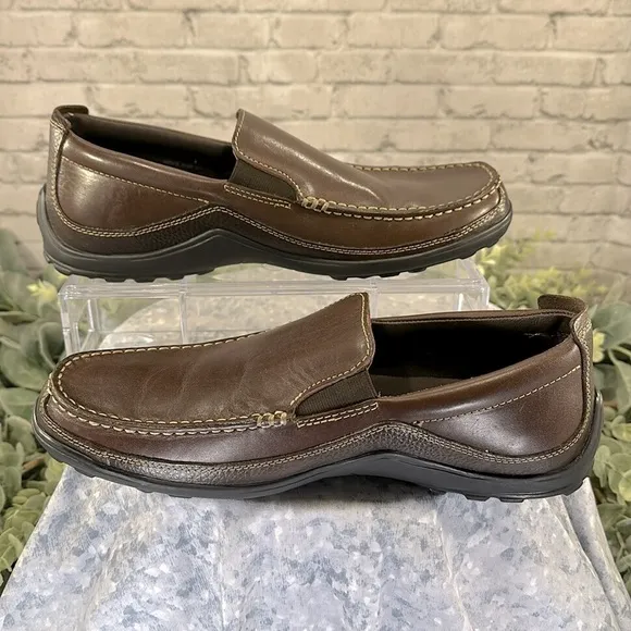 Cole Haan “Tucker” Brown Leather Venetian Sporty Casual Loafers Mens 8.5M🤎EUC