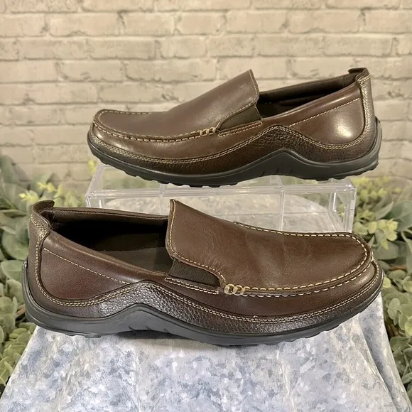 Cole Haan “Tucker” Brown Leather Venetian Sporty Casual Loafers Mens 8.5M🤎EUC