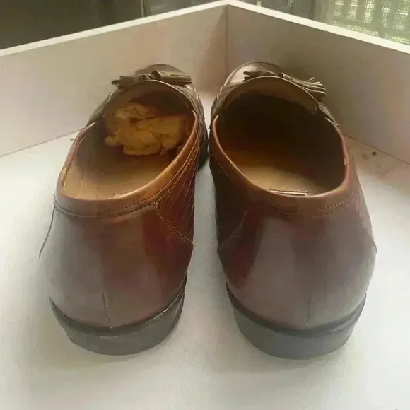 Cole Haan Vintage Men’s Brown Leather Loafers 9.5D. Original 1991 with receipt