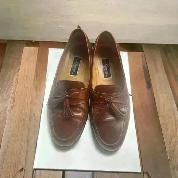 Cole Haan Vintage Men’s Brown Leather Loafers 9.5D. Original 1991 with receipt