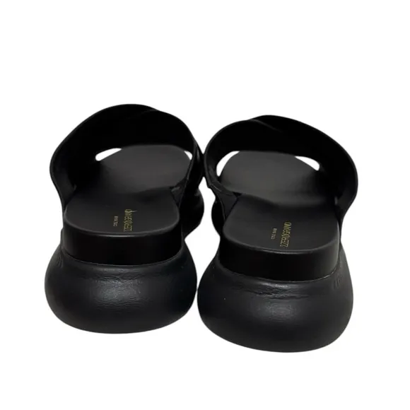 Cole Haan Zero Grand Criss Cross Leather Casual Slide Sandal Black 7