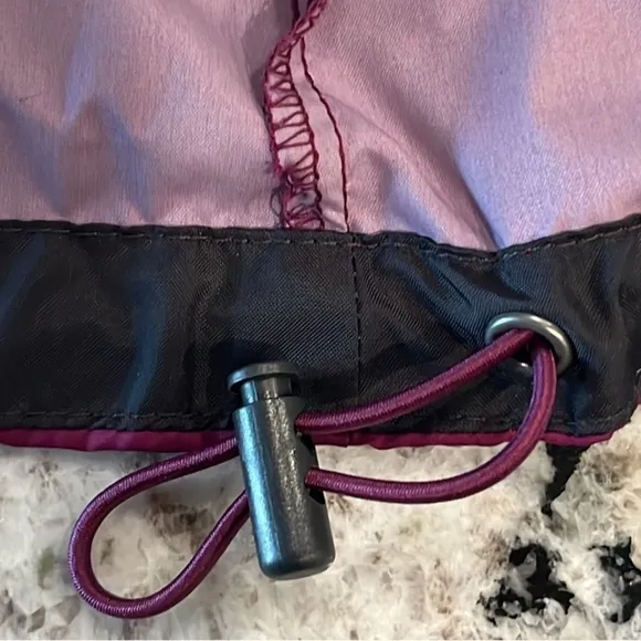Columbia Lightweight Waterproof Hooded Jacket Purple Hooded Nylon Size Large