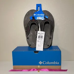 Columbia Men's Techsun Vent Flip Flops Cordovan Gypsy Brown Beach Trail 8 NWT