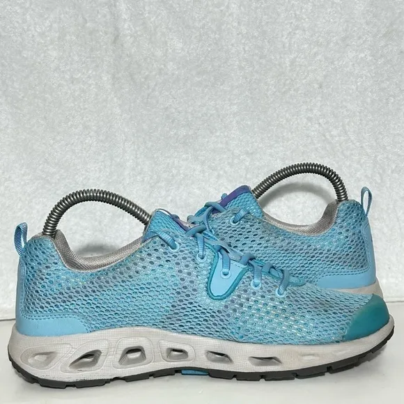Columbia Womens Blue Drainmaker II Athletic Running Sneakers Shoes SZ  US 8