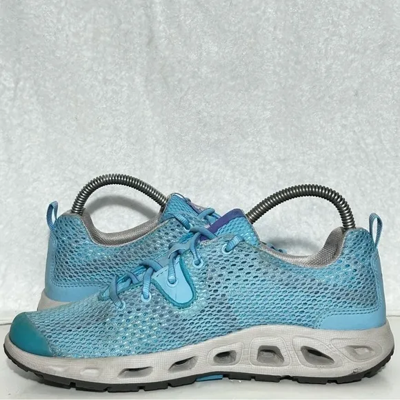 Columbia Womens Blue Drainmaker II Athletic Running Sneakers Shoes SZ  US 8