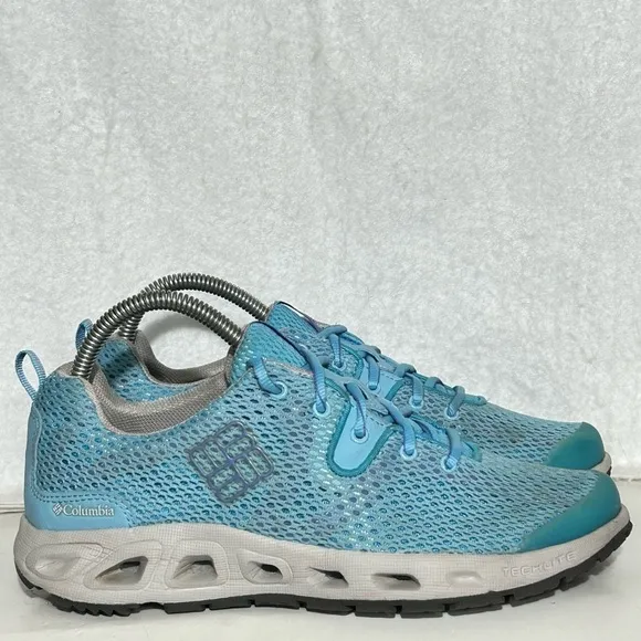 Columbia Womens Blue Drainmaker II Athletic Running Sneakers Shoes SZ  US 8