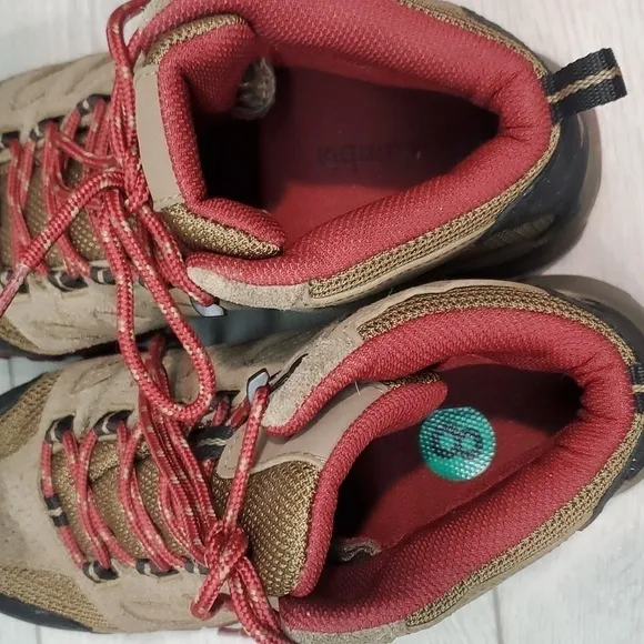 Columbia Womens High Top Waterproof Outdoor Sneakers boots shoes sz 8