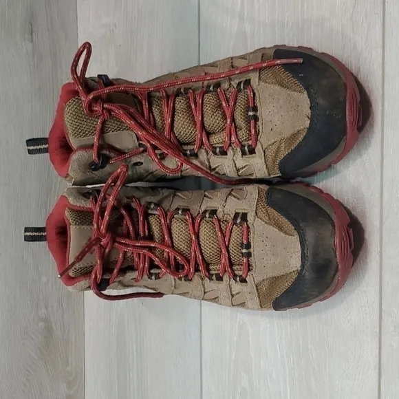 Columbia Womens High Top Waterproof Outdoor Sneakers boots shoes sz 8