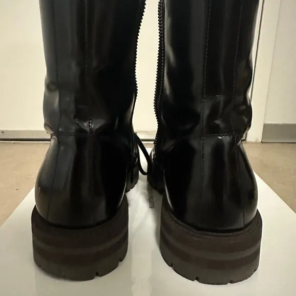 Common Projects Black Leather Boots