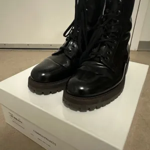 Common Projects Black Leather Boots