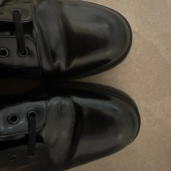 Common Projects Black Leather Boots