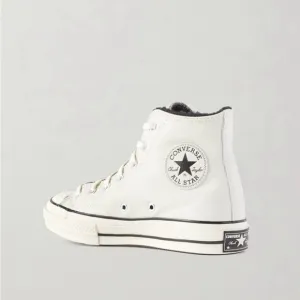 Converse Chuck Taylor All Star 70 Leather Fleece High Tops Shoes Women's 6