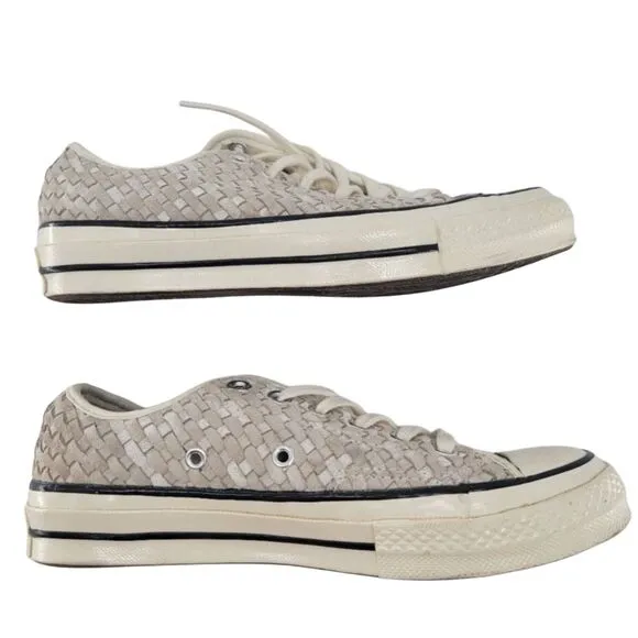 Converse Chuck Taylor All Star 70 Ox Woven Sneakers White Size 6.5