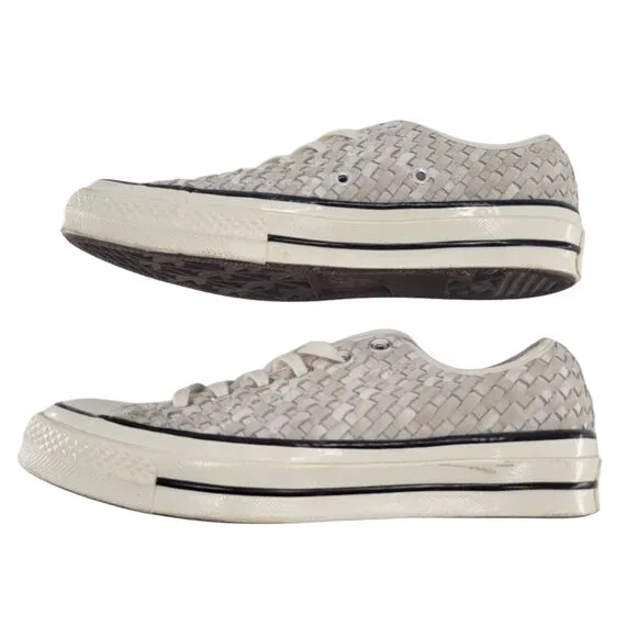 Converse Chuck Taylor All Star 70 Ox Woven Sneakers White Size 6.5