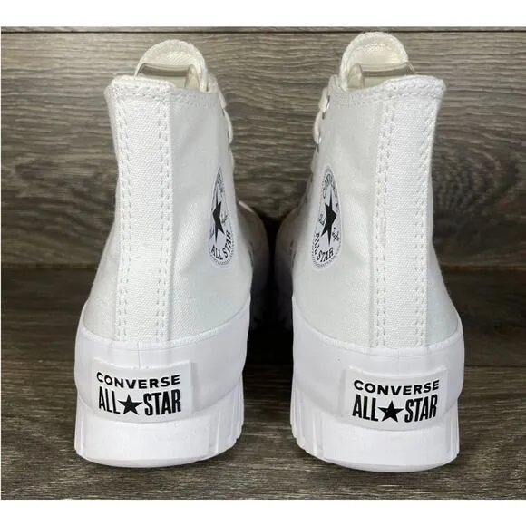 Converse Chuck Taylor All Star Lugged 2.0 Mens Sneaker White HIgh Top Size 8.5