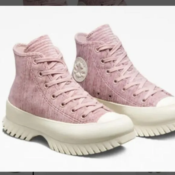 Converse Chuck Taylor All Star Lugged 2.0 Velour Hightop Sneakers $120