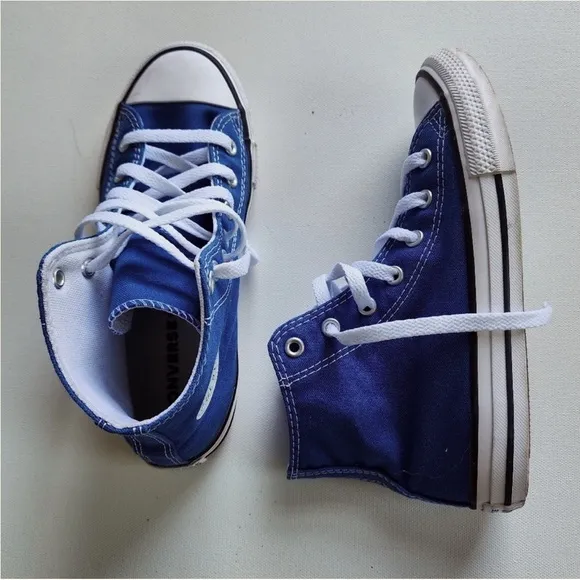 Converse Chuck Taylor Canvas High Top Lace Up All Stars Snorkle Blue W10.5 M8.5