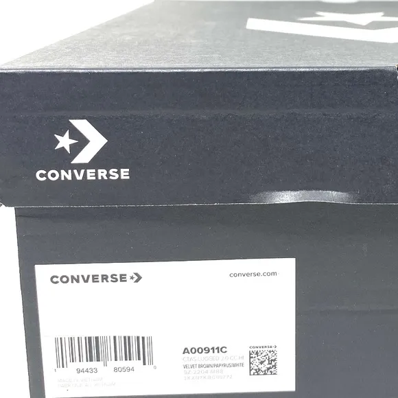 Converse Chuck Taylor Lugged 2.0 High Top Women's Brown Leather Sneakers A00911C