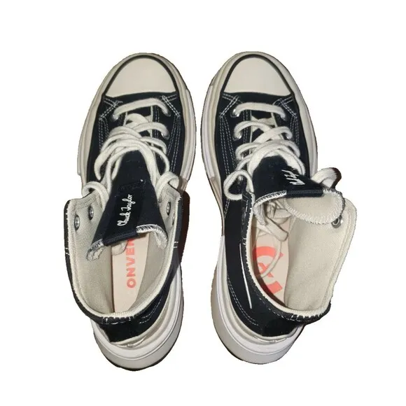 Converse CTAS Run Star Legacy CX Hi Black Platform Sneaker Women's Sz 8 A00869C