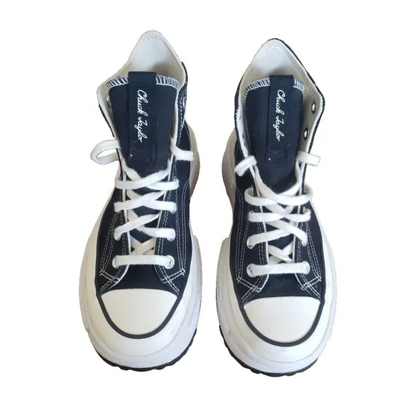 Converse CTAS Run Star Legacy CX Hi Black Platform Sneaker Women's Sz 8 A00869C