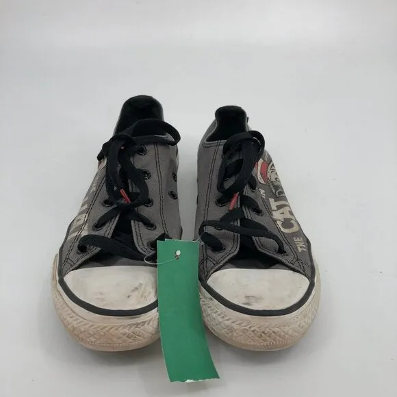 Converse Gray Athletic Sneakers | Lace-Up, Kids Size 4
