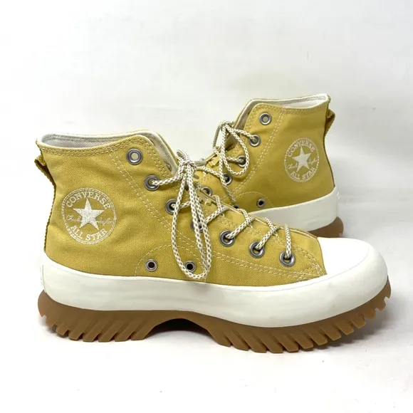 Converse Lugged 2.0 Utility Women's Sneakers High Trailhead Gold Canvas A03500C