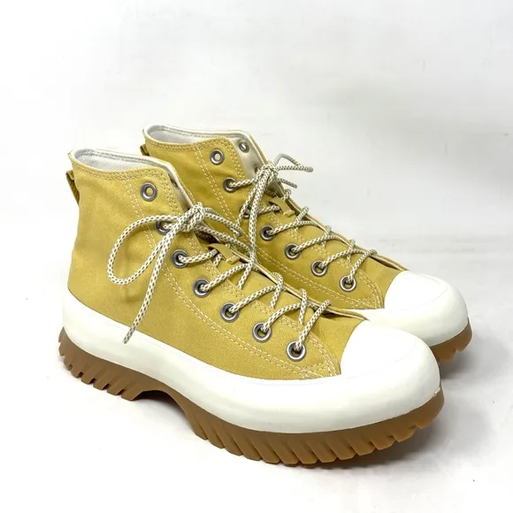 Converse Lugged 2.0 Utility Women's Sneakers High Trailhead Gold Canvas A03500C