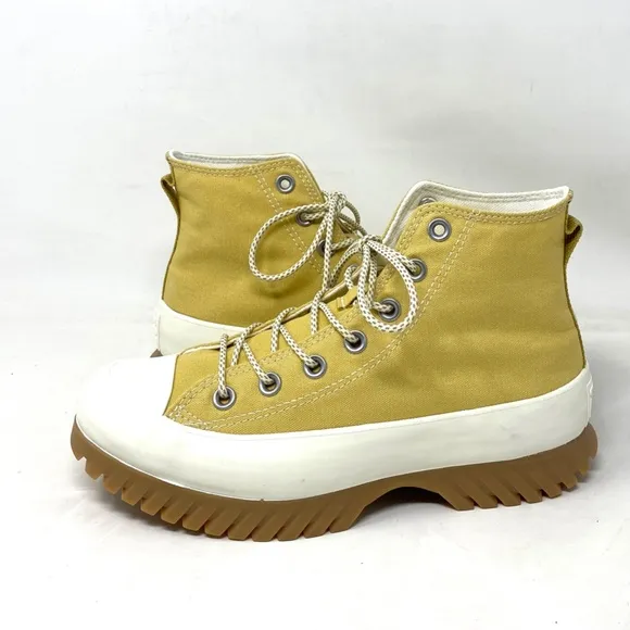 Converse Lugged 2.0 Utility Women's Sneakers High Trailhead Gold Canvas A03500C