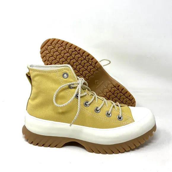 Converse Lugged 2.0 Utility Women's Sneakers High Trailhead Gold Canvas A03500C