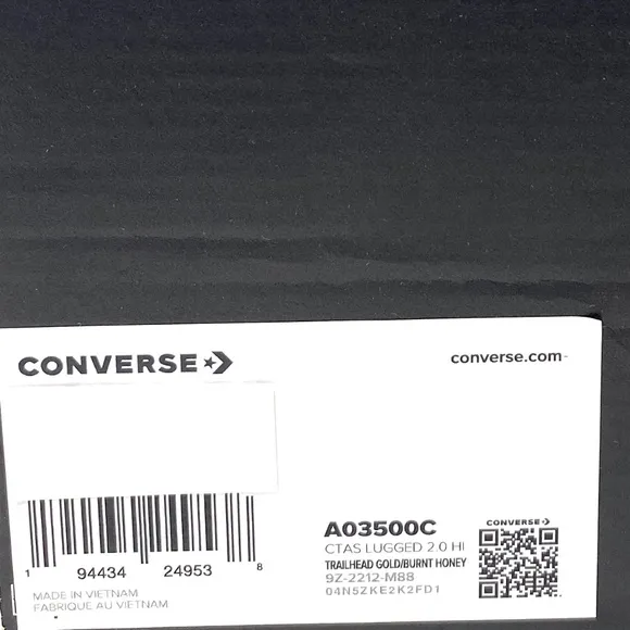 Converse Lugged 2.0 Utility Women's Sneakers High Trailhead Gold Canvas A03500C