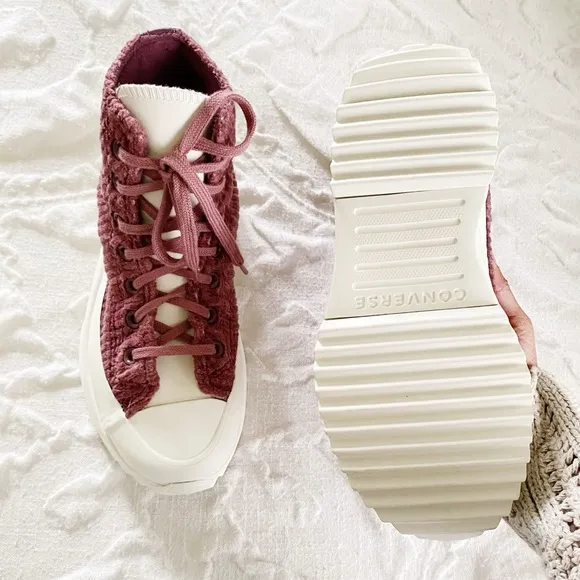 Converse Run Star Hike Cozy Utility sneakers in dark wine