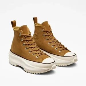 Converse Run Star Hike Platform Sneakers Wheat/Shadowberry Women’s Size 7.5