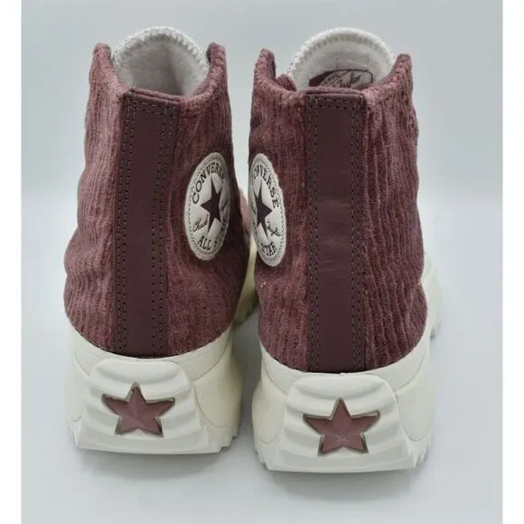 Converse Womens Size 7 Chuck Taylor Run Star Hike High Top Fleece Lined Sneakers