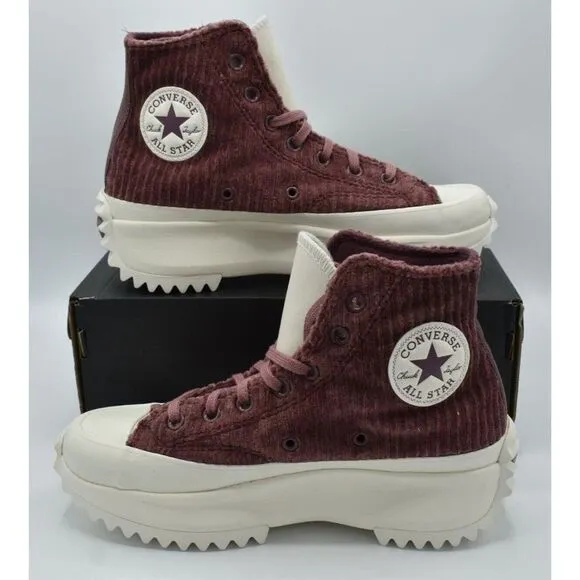 Converse Womens Size 7 Chuck Taylor Run Star Hike High Top Fleece Lined Sneakers