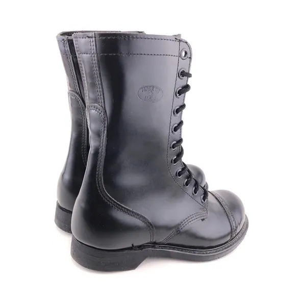 Corcoran 975 Black Leather Paratrooper Jump Boots 8.5