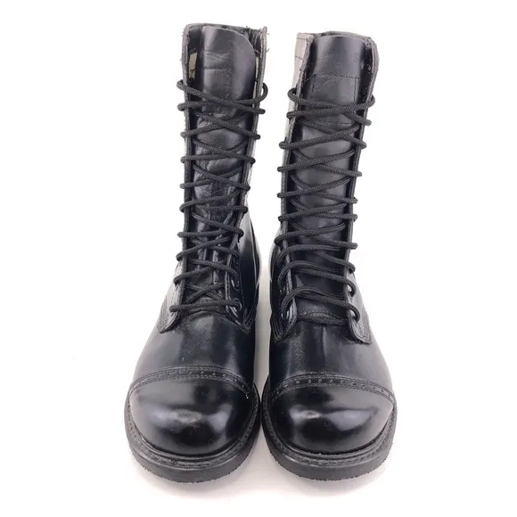 Corcoran 975 Black Leather Paratrooper Jump Boots 8.5