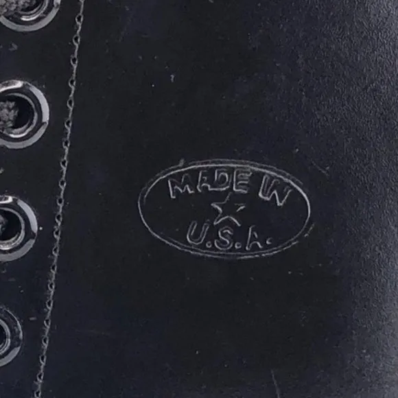 Corcoran 975 Black Leather Paratrooper Jump Boots 8.5