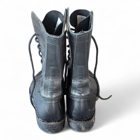 Corcoran Women's Combat Boots 1515 Original Jump Sz 6.5 M Goth Black Leather