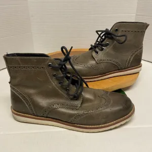 Crevo BOARDWALK Leather Wingtip Oxford Lace Up Boots