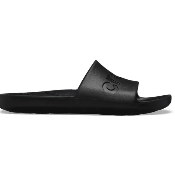 Crocs Adult Slide Sandals,Black, W9/M7 new