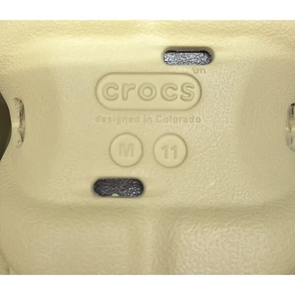 Crocs Echo Clogs Shoes Slides Mens Size‎ 11 Tan Sesame Casual Comfort Slip On