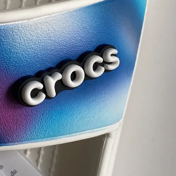 Crocs Men’s Size 9 Women’s 11 Adult Classic Two-Strap Slide Sandals