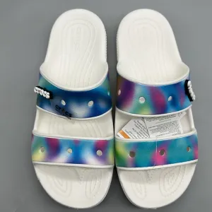 Crocs Men’s Size 9 Women’s 11 Adult Classic Two-Strap Slide Sandals