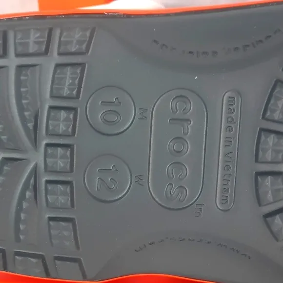 Crocs Nerf Slide Sandals with 4 Charms Unisex Adult Mens Size 10 Womens 12 NEW