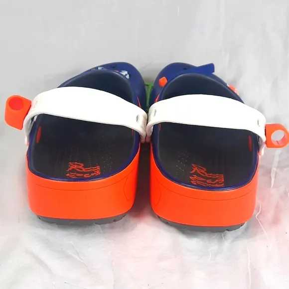 Crocs Nerf Slide Sandals with 4 Charms Unisex Adult Mens Size 10 Womens 12 NEW