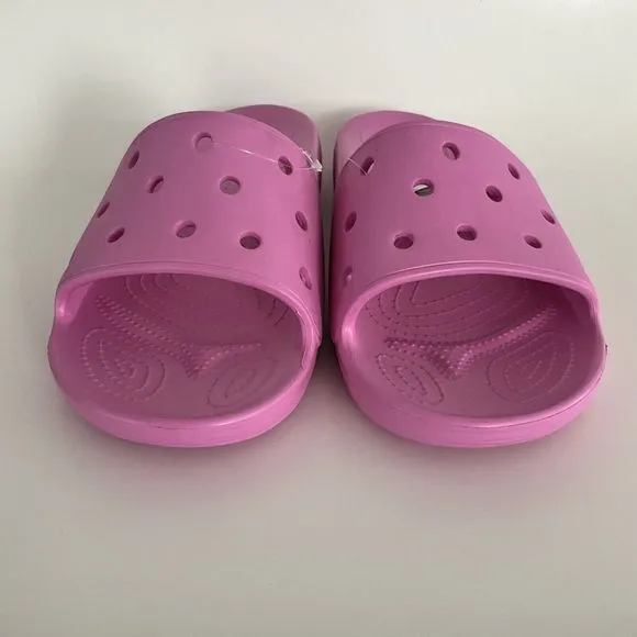 Crocs Sandals Men 13 Pink Open-toe Perforated Slides
