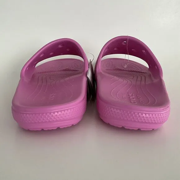 Crocs Sandals Men 13 Pink Open-toe Perforated Slides
