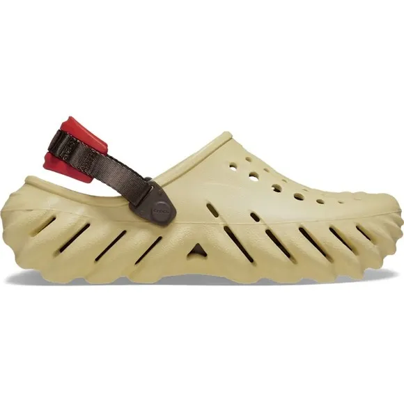 Crocs Shoes‎ Mens Size 11 Sesame ECHO CLOG Tan Waterproof Slides Slip On Outdoor